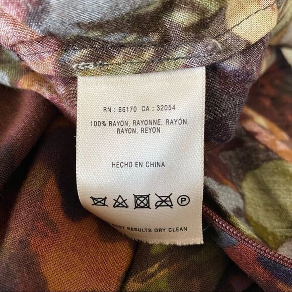 Anthropologie-Cartonnier Moody Floral Boutique Wide Leg High Rise Pants - Picture 11 of 12